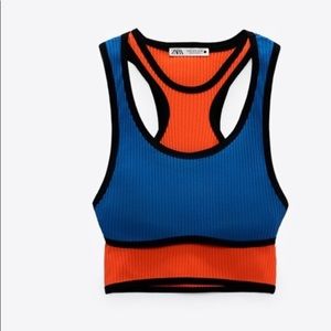 Purple magazine Zara collection top